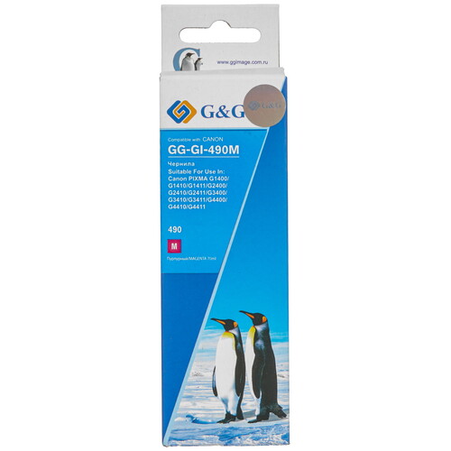 Купить Чернила  G&G GG-GI-490M пурпурный  9074931. Характеристики, отзывы и цены в Донецке