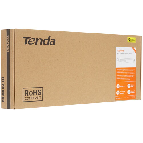 Купить Коммутатор Tenda TEG1024G  9170274. Характеристики, отзывы и цены в Донецке