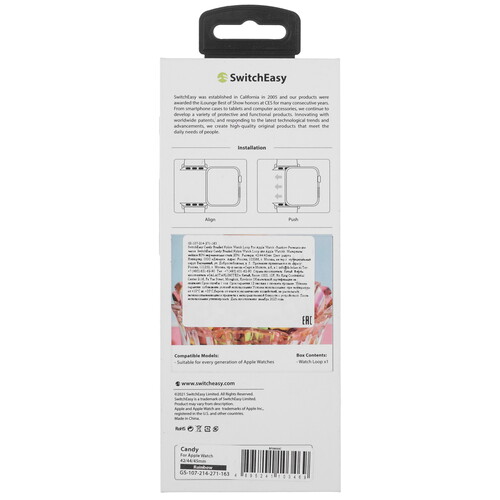 Купить Ремешок SwitchEasy для Apple Watch 42/ 44/ 45/ 49mm разноцветный  9106886. Характеристики, отзывы и цены в Донецке
