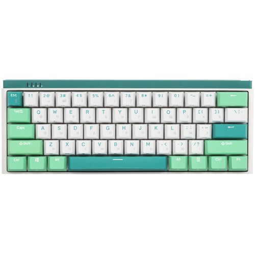 Купить Клавиатура проводная + беспроводная Durgod K330w Plus Mint  5449872. Характеристики, отзывы и цены в Донецке