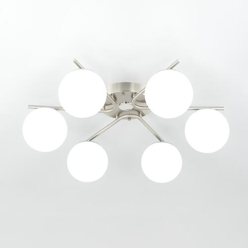 Купить Светильник потолочный Citilux CL228A161 белый/серебристый  5462119. Характеристики, отзывы и цены в Донецке