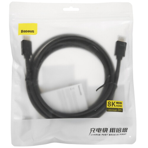 Купить Кабель  Baseus HDMI - HDMI, 3 м  5455835. Характеристики, отзывы и цены в Донецке
