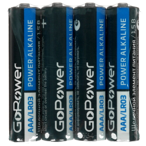 Купить Батарейка GoPower Alkaline AAA (LR03/FR03)  9180008. Характеристики, отзывы и цены в Донецке