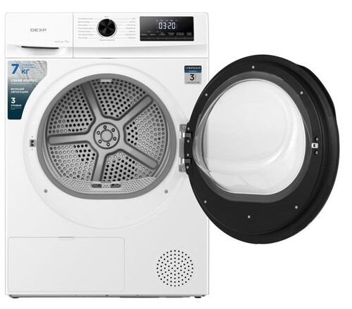 Купить Сушильная машина DEXP DM-7A1H белый  9278215. Характеристики, отзывы и цены в Донецке