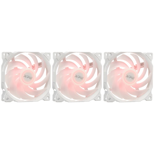 Купить Комплект вентиляторов ADATA XPG VENTO 120 ARGB PWM [VENTO120ARGBPWM3C-WHCWW] белый  5610698. Характеристики, отзывы и цены в Донецке