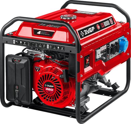 Купить Электрогенератор   бензиновый Зубр СБ-8000  5307663. Характеристики, отзывы и цены в Донецке