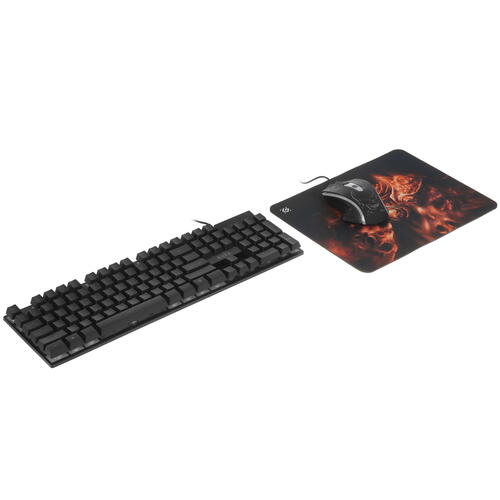 Купить Игровой набор Defender Aura MKP-117 черный  4866644. Характеристики, отзывы и цены в Донецке