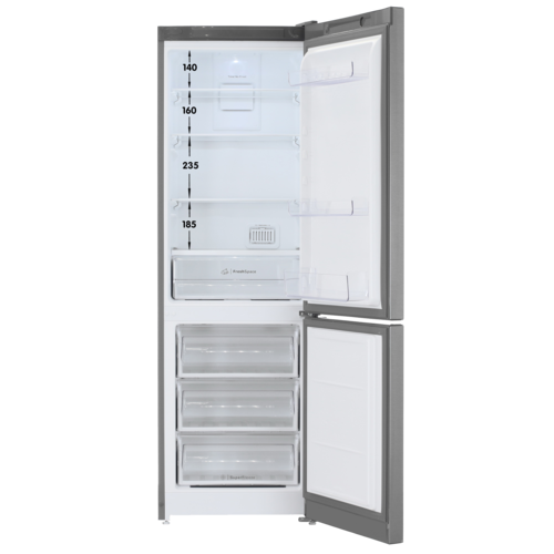 Купить Холодильник с морозильником   Indesit ITS 5181I XB серебристый  5494070. Характеристики, отзывы и цены в Донецке