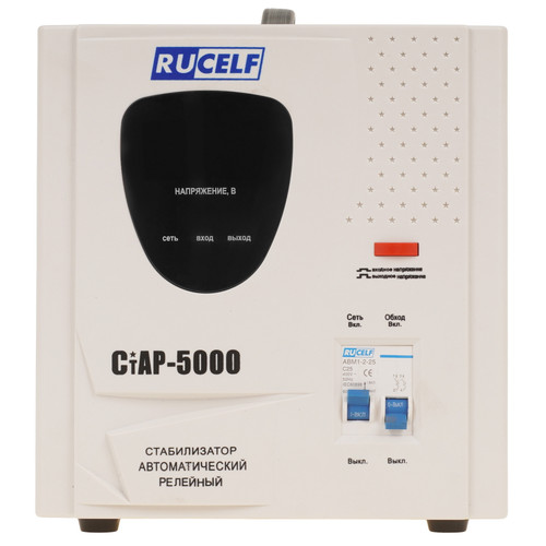 Купить Стабилизатор напряжения RUCELF СтАР-5000  1025960. Характеристики, отзывы и цены в Донецке
