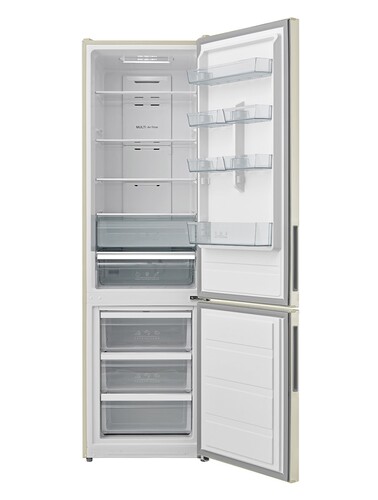 Купить Холодильник с морозильником   Centek CT-1723 бежевый  9193984. Характеристики, отзывы и цены в Донецке