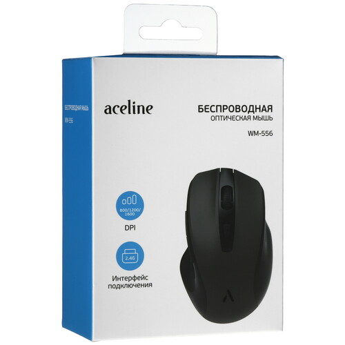 Купить Мышь беспроводная Aceline WM-556  серый  5458207. Характеристики, отзывы и цены в Донецке