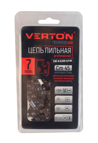 Купить Пильная цепь Verton CSC 8-0.325-1.5-64  5487141. Характеристики, отзывы и цены в Донецке