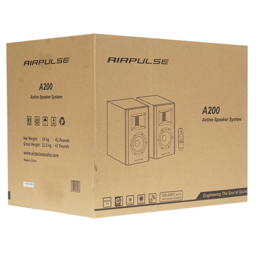 Купить Активный монитор Edifier AirPulse A200 коричневый  1148306. Характеристики, отзывы и цены в Донецке