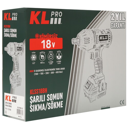 Купить Гайковерт KLPRO KLSS18BH-20  9154027. Характеристики, отзывы и цены в Донецке