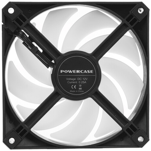 Купить Вентилятор Powercase M56-12 ARGB [M56-12ARGB] черный  9227974. Характеристики, отзывы и цены в Донецке