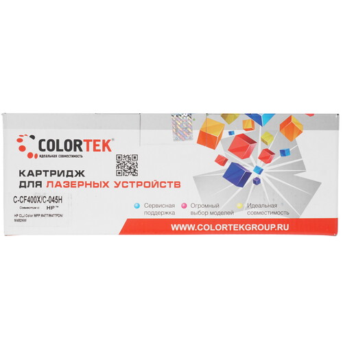 Купить Картридж лазерный Colortek CF400X/C-045H Bk черный  5367259. Характеристики, отзывы и цены в Донецке