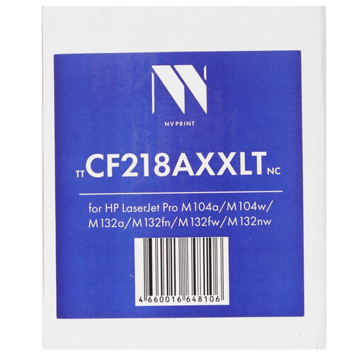 Купить Картридж лазерный NV Print NV-CF218AXXLT черный  9926585. Характеристики, отзывы и цены в Донецке