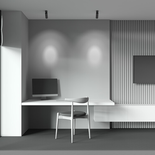 Купить Светильник потолочный Technical C055CL-L12B3K-W-B черный/черный  9143078. Характеристики, отзывы и цены в Донецке