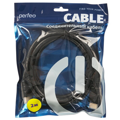 Купить Кабель  Perfeo HDMI - HDMI, 2 м  9173104. Характеристики, отзывы и цены в Донецке