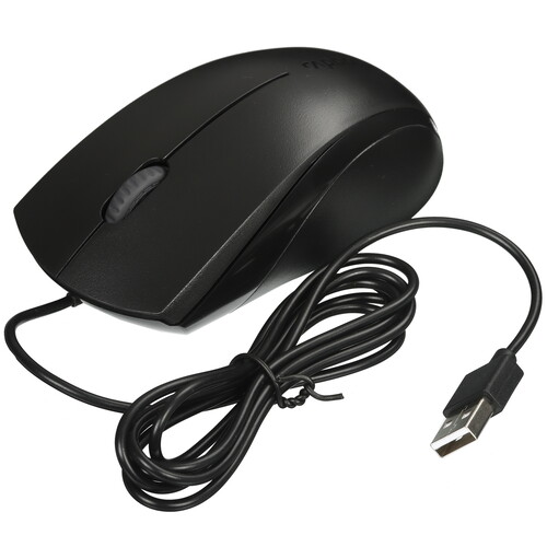Купить Мышь проводная RAPOO N1200  черный  9125952. Характеристики, отзывы и цены в Донецке