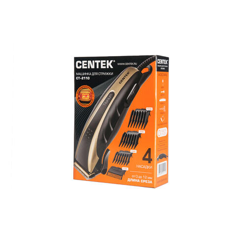 Купить Машинка для стрижки Centek CT-2110 серый/черный  1104429. Характеристики, отзывы и цены в Донецке