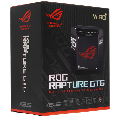 Купить MESH-комплект ASUS ROG Rapture GT6 (B-1-PK)  5419539. Характеристики, отзывы и цены в Донецке