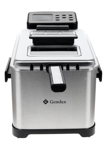 Купить Фритюрница Gemlux GL-DF-4D серебристый  1136474. Характеристики, отзывы и цены в Донецке