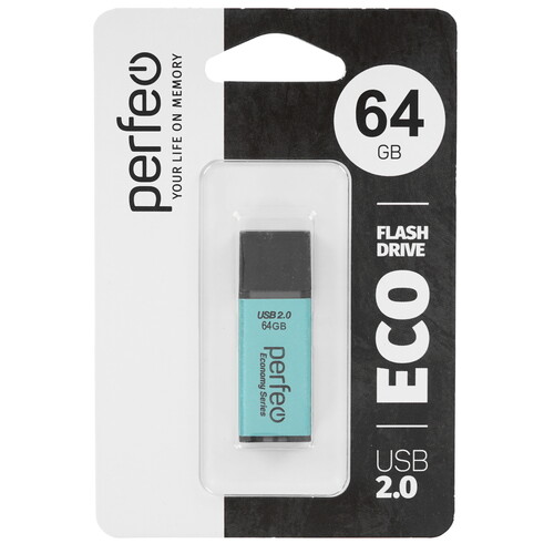 Купить Память USB Flash 64 ГБ Perfeo E03 Economy Series [PF-E03G064ES]  9209196. Характеристики, отзывы и цены в Донецке