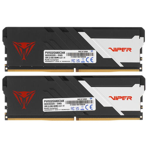 Купить Оперативная память Patriot Viper Venom [PVV532G680C34K] 32 ГБ  5093714. Характеристики, отзывы и цены в Донецке