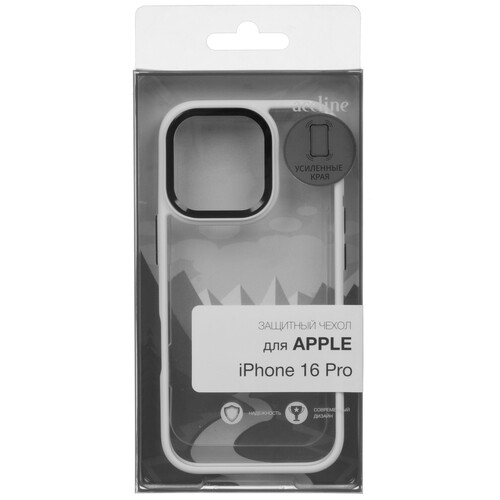 Купить Накладка  Aceline Silicone Side для Apple iPhone 16 Pro белый  9258575. Характеристики, отзывы и цены в Донецке