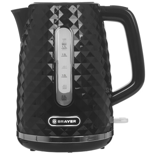 Купить Электрочайник BRAYER BR6104BK черный  9211250. Характеристики, отзывы и цены в Донецке