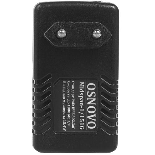 Купить Инжектор PoE OSNOVO Midspan-1/151G  4719516. Характеристики, отзывы и цены в Донецке