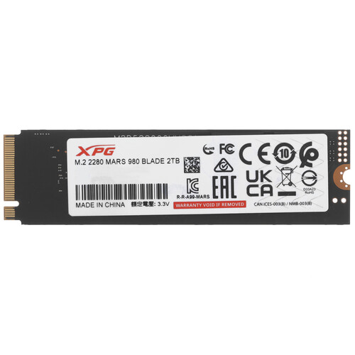 Купить 2000 ГБ M.2 NVMe накопитель ADATA XPG MARS 980 BLADE  5623088. Характеристики, отзывы и цены в Донецке