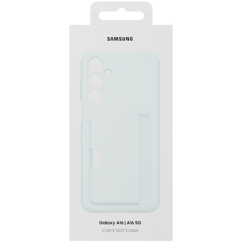 Купить Накладка  Samsung Card Slot Case для Samsung Galaxy A16 4G голубой  5495188. Характеристики, отзывы и цены в Донецке