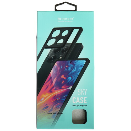 Купить Накладка  BoraSCO Sky Case для HONOR X6c синий  5632563. Характеристики, отзывы и цены в Донецке
