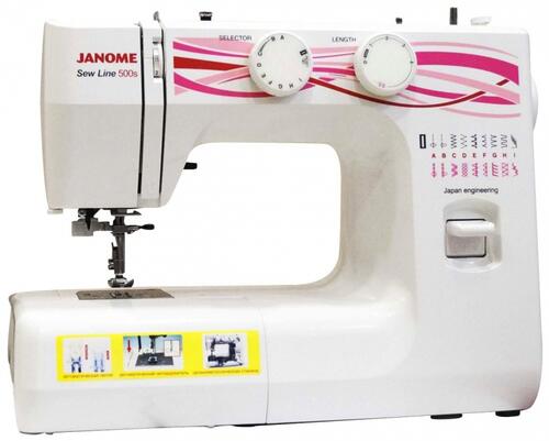 Купить Швейная машина Janome Sew Line 500S  1213574. Характеристики, отзывы и цены в Донецке