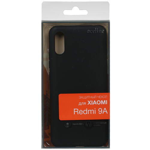 Купить Накладка  Aceline Fresh Color для Xiaomi Redmi 9A черный  4841403. Характеристики, отзывы и цены в Донецке