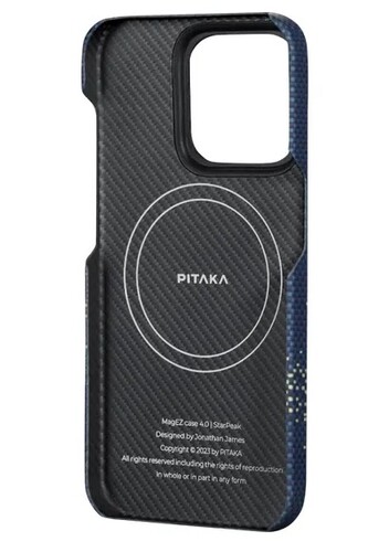 Купить Накладка  Pitaka StarPeak MagEZ Case 4 для Apple iPhone 15 Pro желтый/синий  5480693. Характеристики, отзывы и цены в Донецке