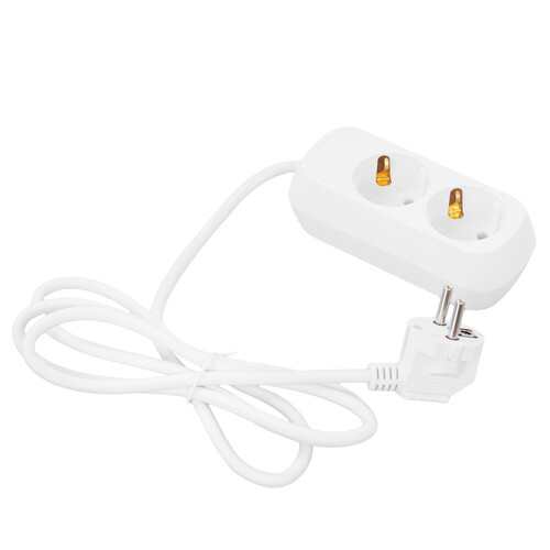 Купить Удлинитель Cadena CDM U2e-3x1-1.5m-W белый  9188075. Характеристики, отзывы и цены в Донецке