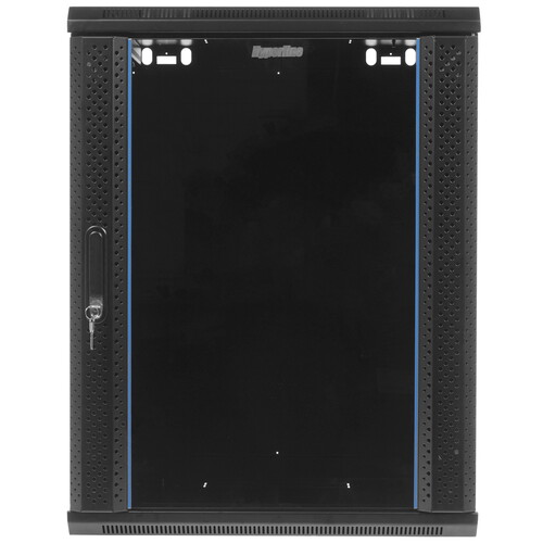 Купить Шкаф коммутационный Hyperline TWB-1566-GP-RAL9004  4710657. Характеристики, отзывы и цены в Донецке