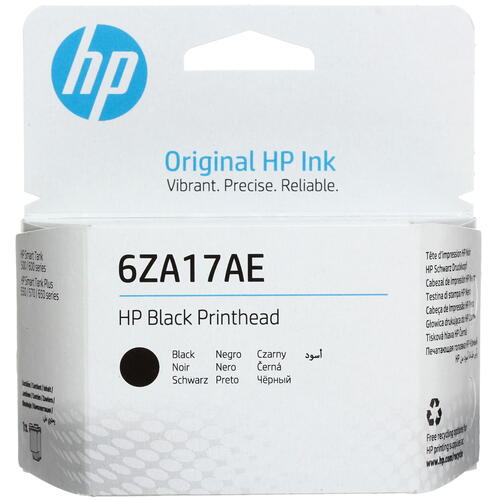 Купить Печатающая головка HP Black Printhead (6ZA17AE) черный  1681697. Характеристики, отзывы и цены в Донецке
