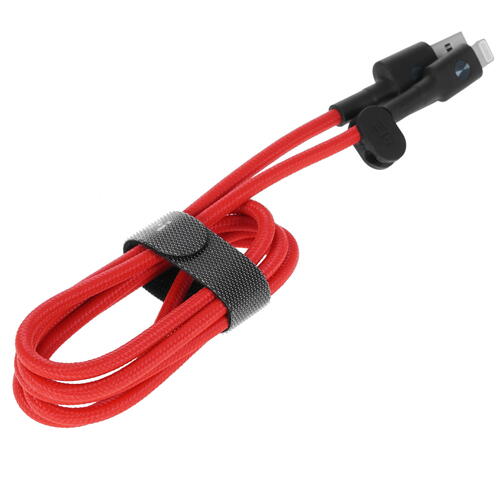 Купить Кабель круглый ZMI Lightning 8-pin - USB 2.0 Type-A красный 1 м  5099628. Характеристики, отзывы и цены в Донецке
