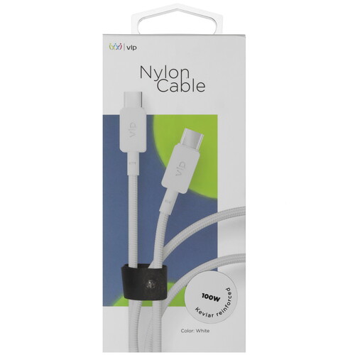 Купить Кабель круглый VLP USB Type-C - USB Type-C белый 1.2 м  5466283. Характеристики, отзывы и цены в Донецке