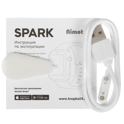 Купить Детские часы Кнопка Жизни Aimoto Spark 4G розовый  5425915. Характеристики, отзывы и цены в Донецке