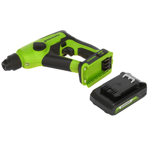 Купить Перфоратор GreenWorks GD24SDS1K2 24V  9089793. Характеристики, отзывы и цены в Донецке