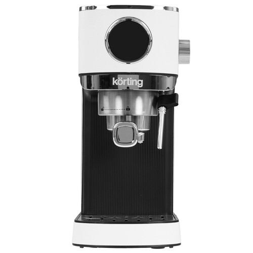 Купить Кофеварка рожковая Korting KCM 1003 EW белый  9158048. Характеристики, отзывы и цены в Донецке