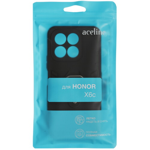 Купить Накладка  Aceline Strong для HONOR X6c черный/черный  9270058. Характеристики, отзывы и цены в Донецке