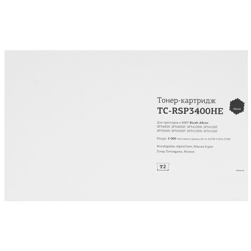 Купить Картридж лазерный T2 TC-RSP3400HE черный, с чипом  9981876. Характеристики, отзывы и цены в Донецке
