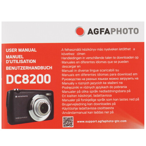 Купить Компактный фотоаппарат AgfaPhoto DC8200 красный  5632400. Характеристики, отзывы и цены в Донецке