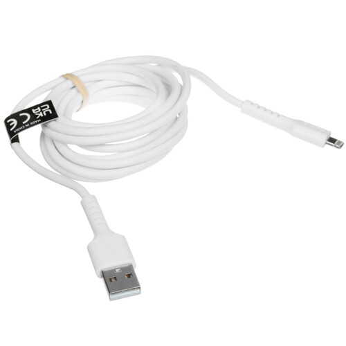 Купить Кабель круглый SBS Lightning 8-pin MFI - USB 2.0 Type-A белый 2 м  5471857. Характеристики, отзывы и цены в Донецке